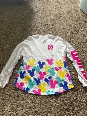 Walt Disney Word Balloon Spirit Jersey- Rare Misprint